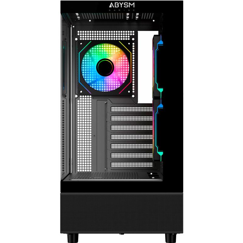 Abysm Gaming DANUBE SAVA H400 Prime Cristal Templado USB 3.2 Negra