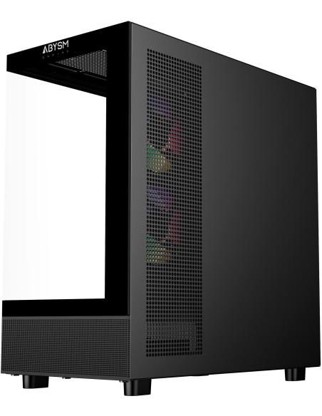 Abysm Gaming DANUBE SAVA H400 Prime Cristal Templado USB 3.2 Negra