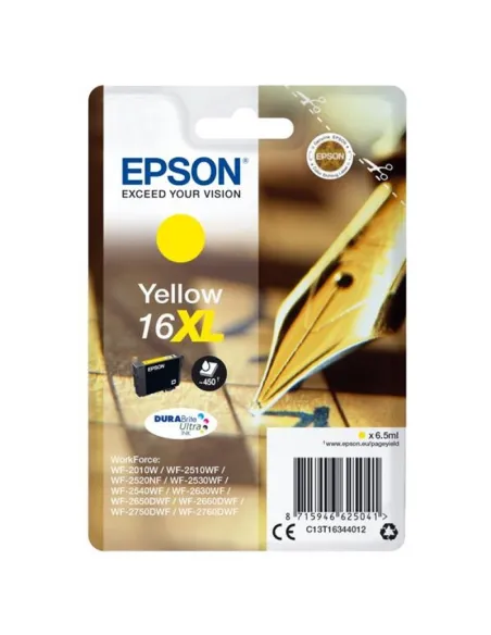 Epson Cartucho T1634XL Amarillo