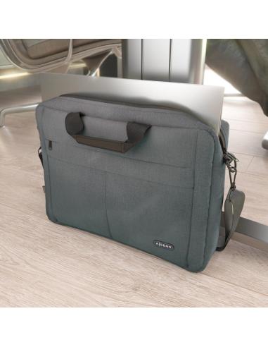 Aisens ASBG-BC025-GR Maletín para Portátil hasta 15.6" Gris