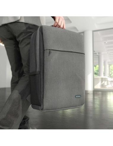 Aisens ASBG-BP081-GR Mochila para Portátil hasta 17" Gris