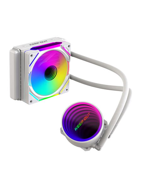 Keep Out XWC-120 ARGB Kit de Refrigeración Líquida 120mm Blanca