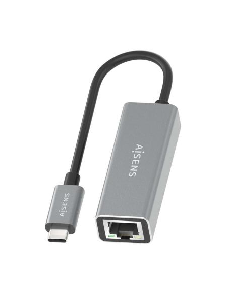 Aisens A109-0898 Adaptador USB-C a RJ-45 15 cm Gris
