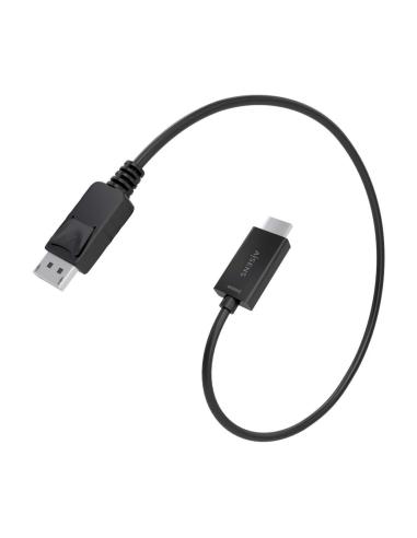 Aisens A125-0891 Conversor DisplayPort a HDMI 60cm Negro