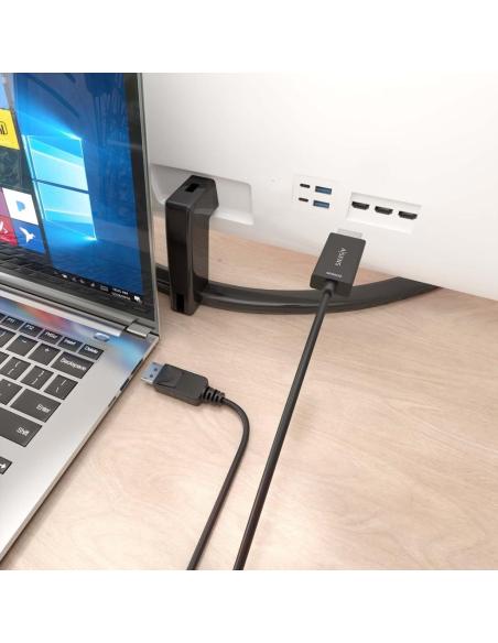 Aisens A125-0891 Conversor DisplayPort a HDMI 60cm Negro