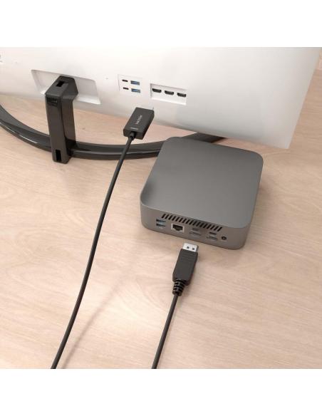 Aisens A125-0891 Conversor DisplayPort a HDMI 60cm Negro