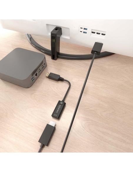 Aisens A125-0905 Conversor DisplayPort a HDMI 15 cm Negro