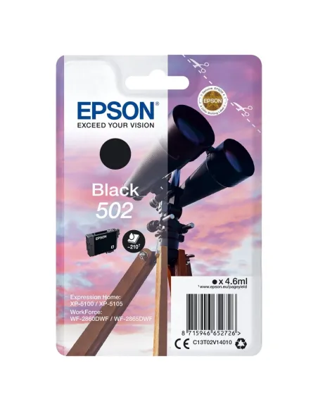 Epson Cartucho 502 Negro