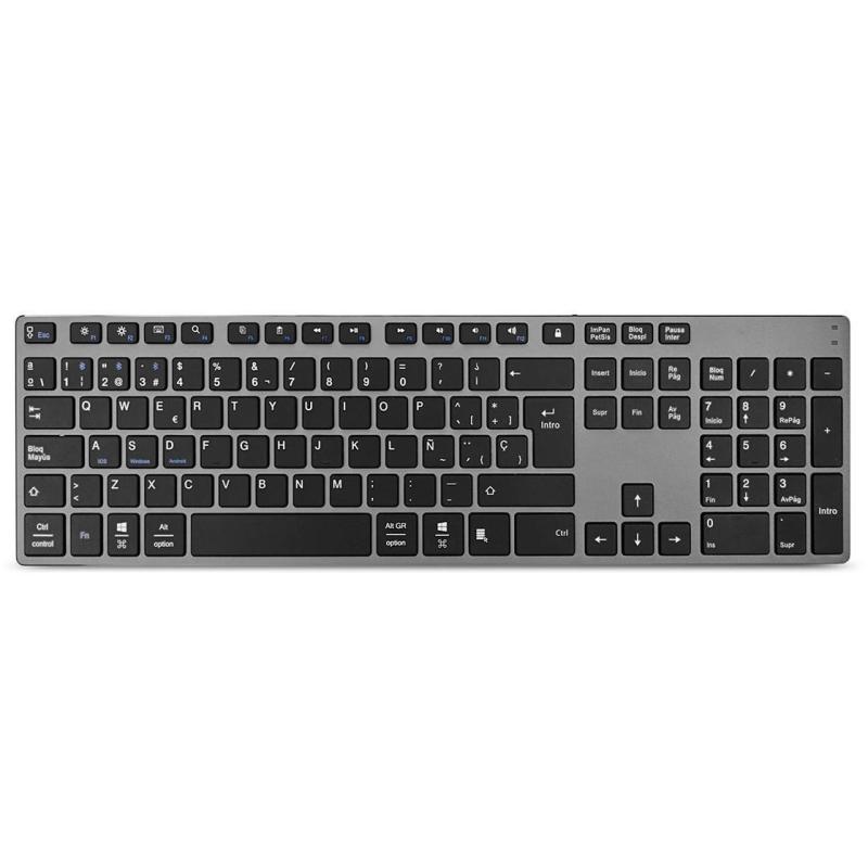 Subblim SUB-KB-3ADE301 Teclado Inalámbrico Gris