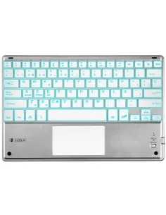 Subblim SUB-KBT-SMBT50 Teclado Inalámbrico Plata-1331922