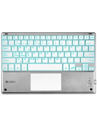 Subblim SUB-KBT-SMBT50 Teclado Inalámbrico Plata