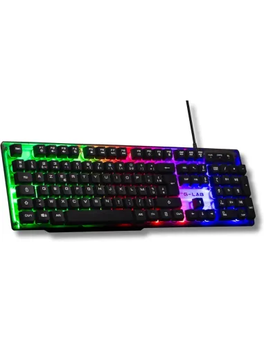 The G-Lab Keyz Neon Teclado RGB USB Negro