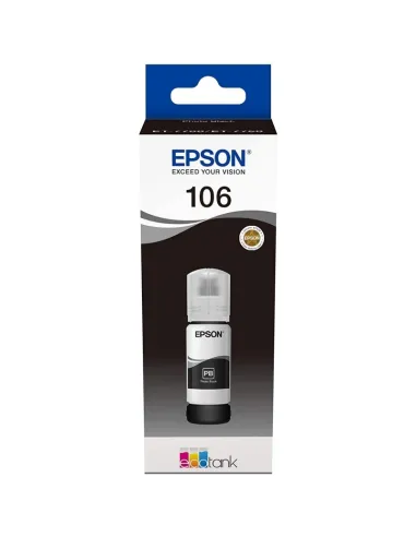 Epson Botella Tinta Ecotank 106 Negro