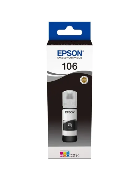 Epson Botella Tinta Ecotank 106 Negro