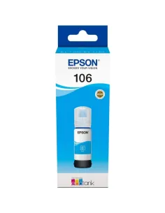 Epson 106 Botella Tinta Ecotank Cian 70ml-CCICTO0812