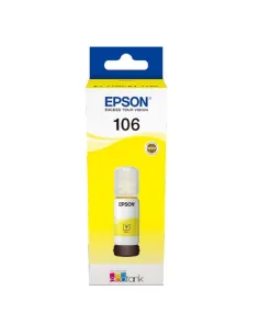 Epson 106 Botella Tinta Ecotank Amarillo 70ml-CCICTO0814