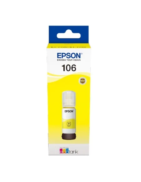 Epson Botella Tinta Ecotank 106 Amarillo