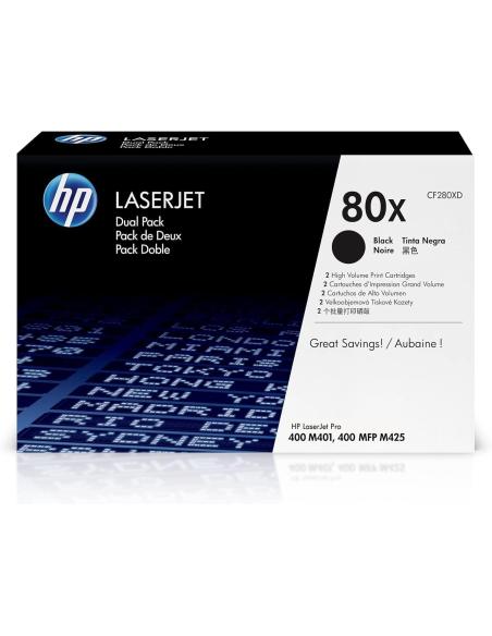 HP 80X LaserJet Tóner Original Negro