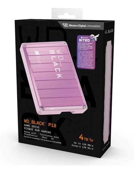 Western Digital Pink P10 Game Drive 4TB USB 3.2
