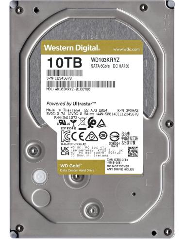 Western Digital Gold WD103KRYZ HDD 3.5" 10TB SATA3