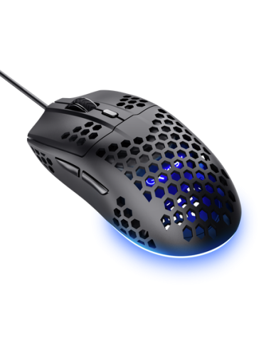Trust GXT 928 HELOX Ratón Gaming 6400 DPI Negro
