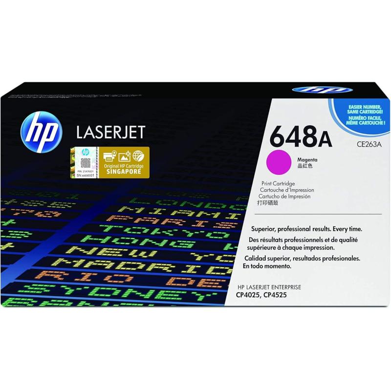 HP LaserJet 648A Tóner Original Magenta