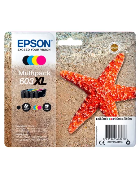 Epson Cartucho Multipack 603XL 4 Colores