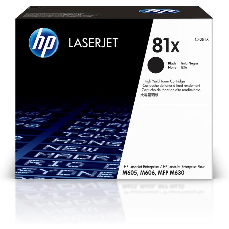 HP LaserJet 81X Tóner Original Negro