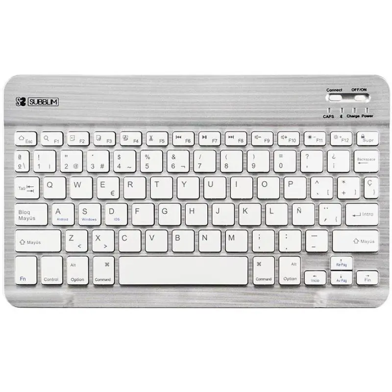 Subblim SUB-KBT-SM0001 Teclado Bluetooth Plata