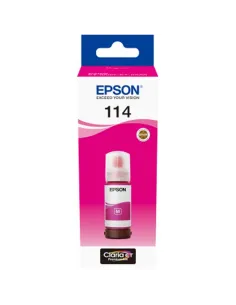 Epson 114 Botella Tinta Ecotank Magenta 70ml-CCICTO0850