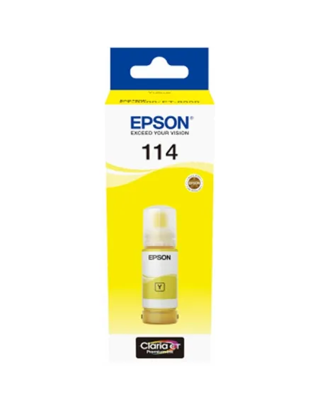 Epson 114 Botella Tinta Ecotank Amarillo 70ml