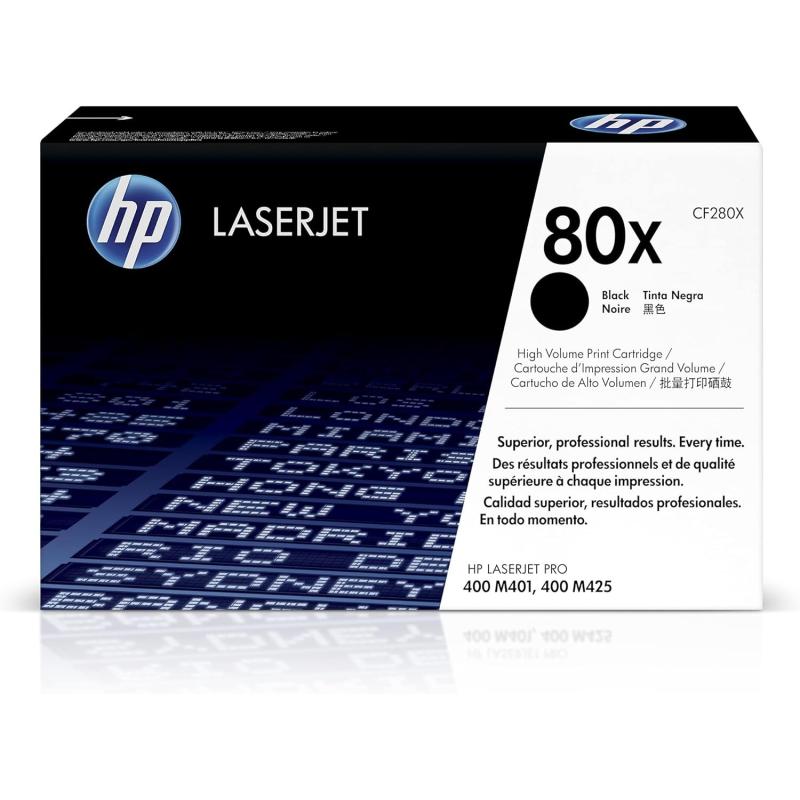 HP LaserJet 80X Tóner Original Negro