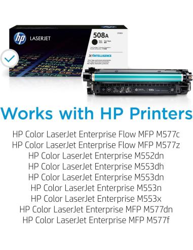 HP LaserJet 508A Tóner Original Negro