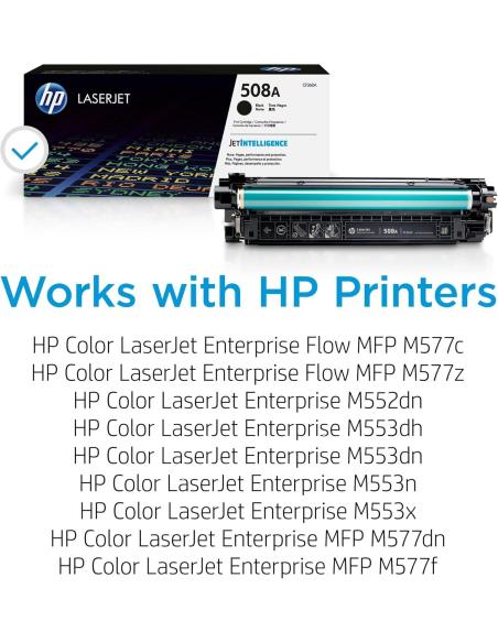 HP LaserJet 508A Tóner Original Negro