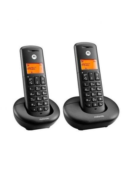 Motorola E202 Duo Teléfonos Fijos 2 Unidades Negros