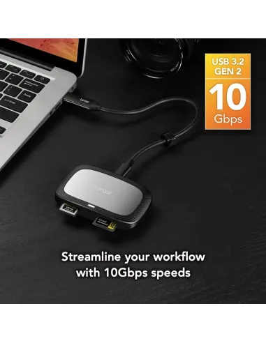 Lexar RW530 LRW530U-RNBNG Lector de Tarjetas CFexpress UHS-II Tipo A USB-C 3.2 Gen 2