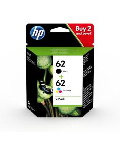 HP 62 N9J71AE Pack de 2 Cartuchos Tinta Original Negro/Cian/Magenta/Amarillo-855463