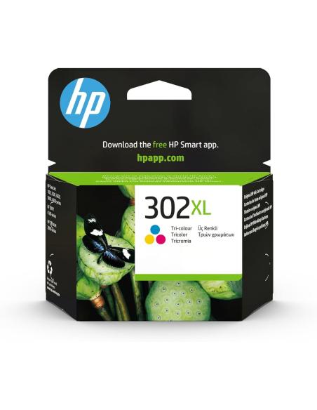 HP 302XL F6U67AE Tinta Original Tricolor Cian/Magenta/Amarillo