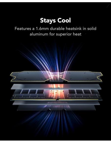 Lexar THOR RGB LD5U16G60C38BG-RGD DDR5 6000MHz 32GB (2X16GB) CL38