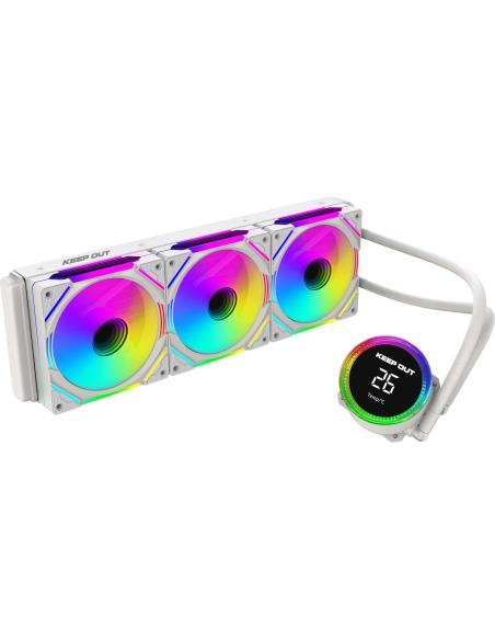 Keep out XWC-360 PRO RGB Kit de Refrigeración Líquida 360mm Blanco