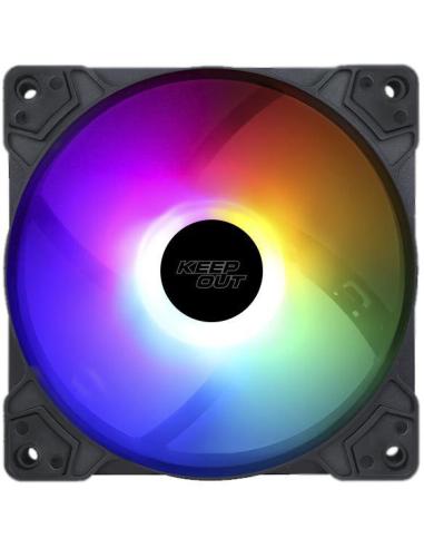 Keep Out XFC-120F RGB Ventilador 120mm Negro