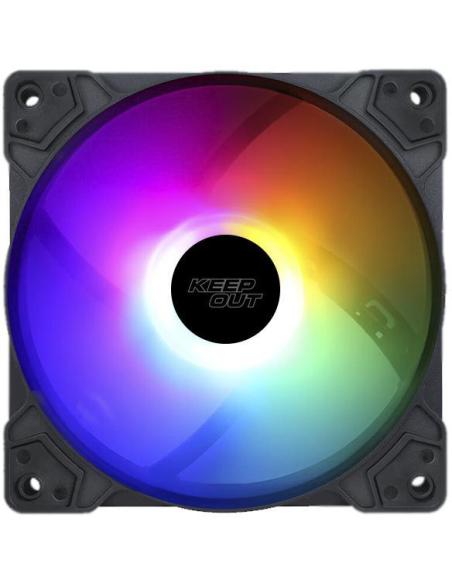 Keep Out XFC-120F RGB Ventilador 120mm Negro