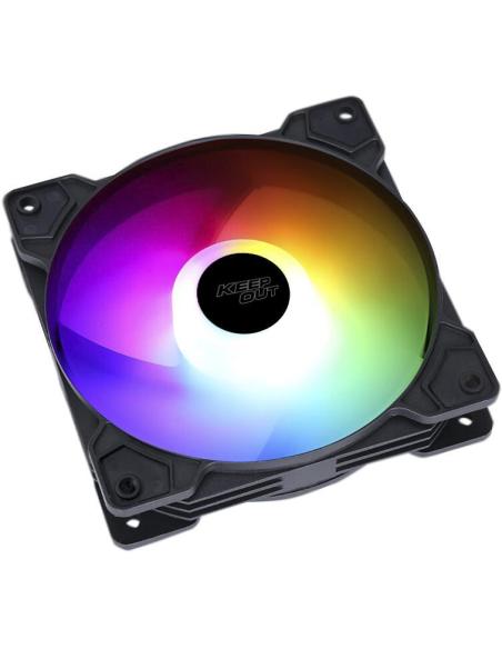 Keep Out XFC-120F RGB Ventilador 120mm Negro