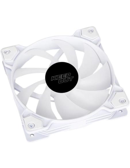 Keep Out XFC-120FW RGB Ventilador 120mm Blanco