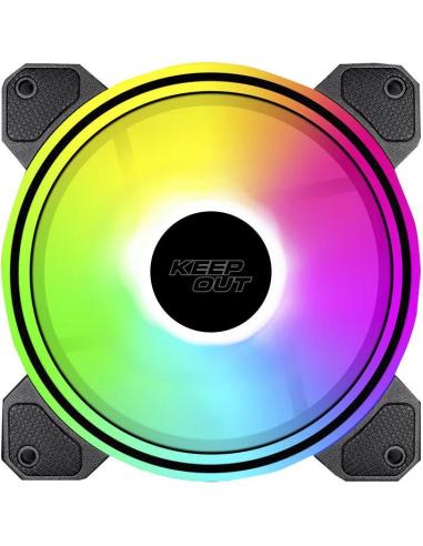 Keep Out XFC-120DR RGB Ventilador 120mm Negro