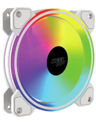 Keep Out XFC-120DRW RGB Ventilador 120mm Blanco