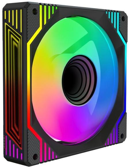 Keep Out XFC-120DRM RGB Ventilador 120mm Negro