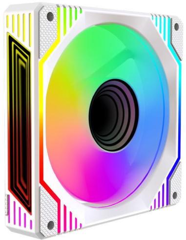 Keep Out XFC-120DRMW RGB Ventilador 120mm Blanco