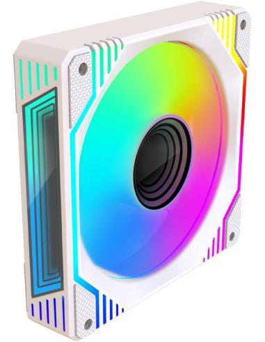 Keep Out XFC-120DRMW RGB Ventilador 120mm Blanco