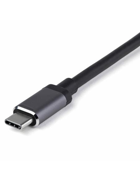 Startech DKT31CMDPHPD Docking Station 7 en 1 USB-C a USB-C/USB-A/HDMI Gris